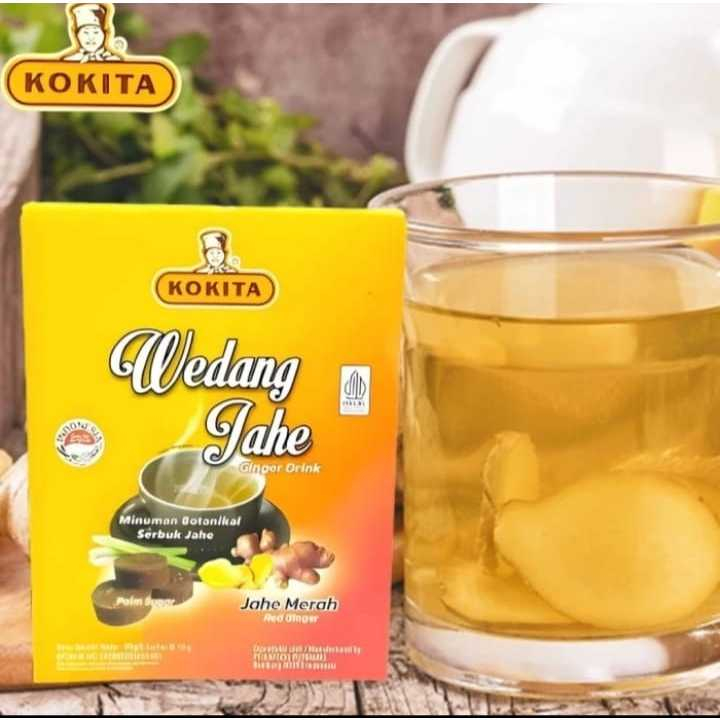 

Kokita Wedang Jahe Ginger Drink 90g ( 5 Sachet @18g ) Kokita Wedang Jahe Merah Ginger Drink