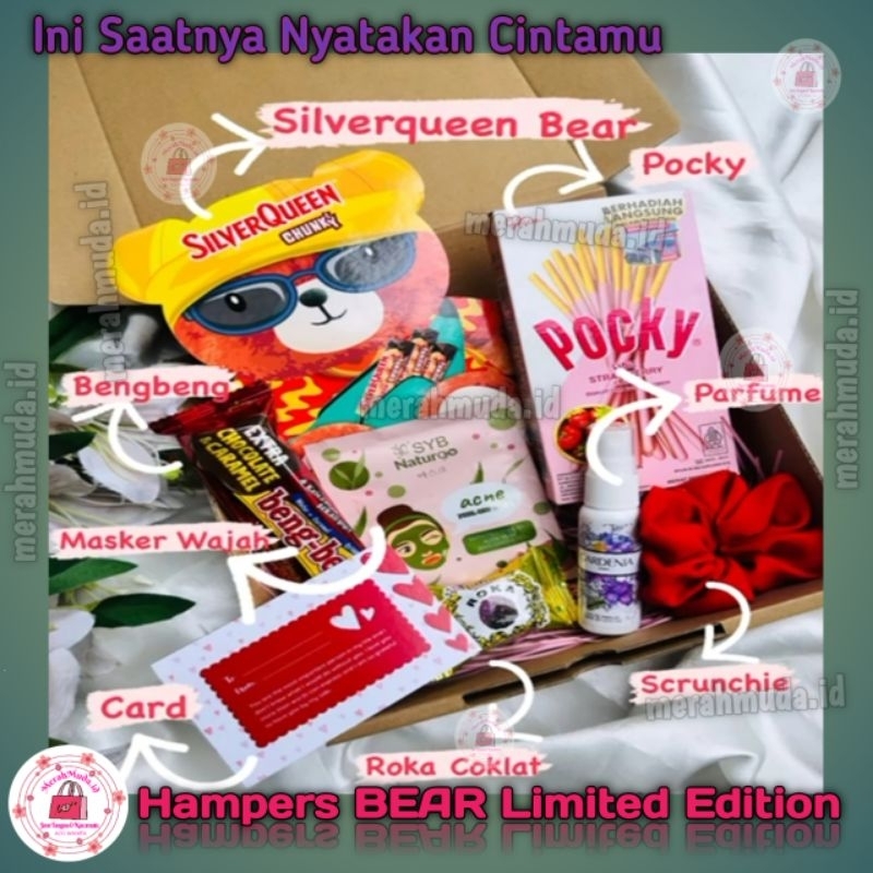 

MMD Hampers Premium Bear Coklat Valentine Murah Free Kartu Ucapan