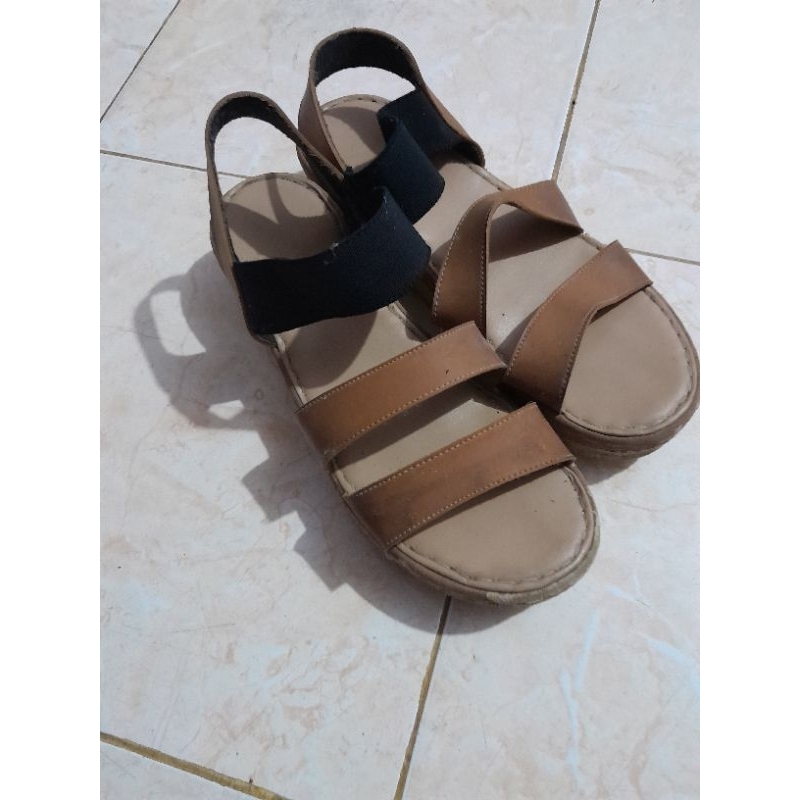 sendal wedges fladeo preloved