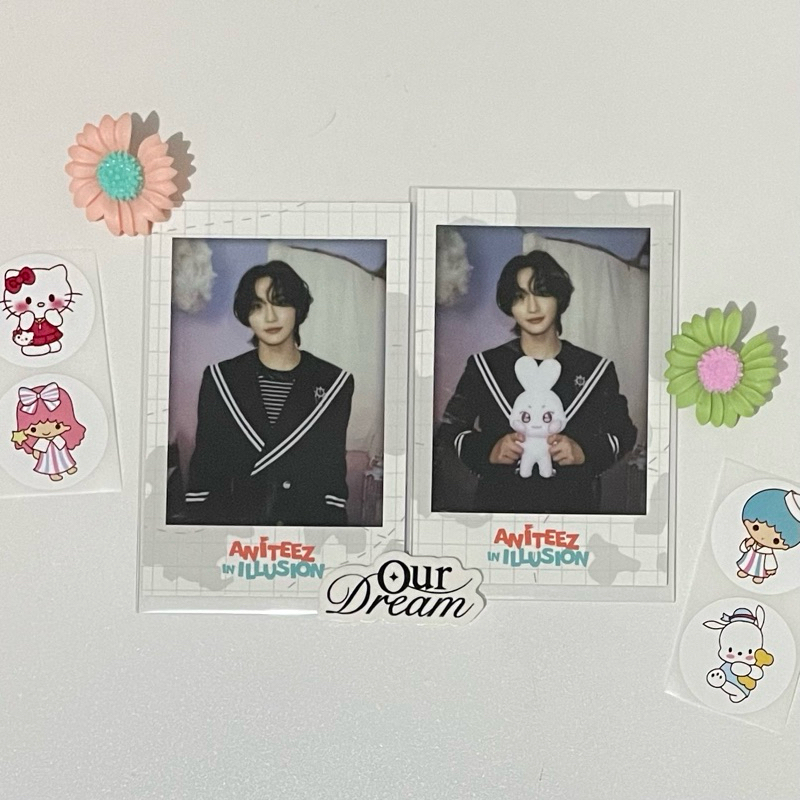 SEONGHWA ATEEZ OFFICIAL POLAROID POCA ANITEEZ IN ILLUSION PARK SEONGHWA
