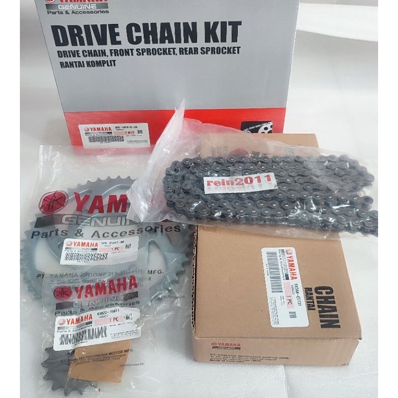 GIR GEAR SET R15 R 15  V2 XABRE ASLI ORI YAMAHA 2PK WF01A 00