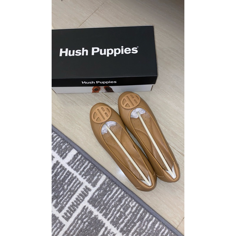 HUSH PUPPIES flat shoes ORI PRELOVED JUAL RUGI - Albie Almond Brown size 39
