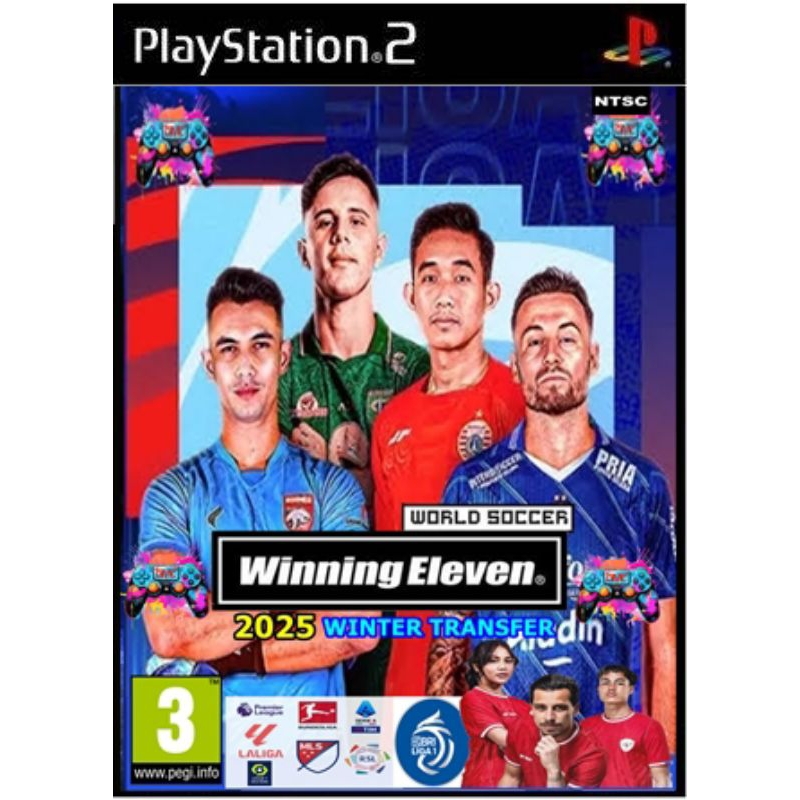 WINNING ELEVEN LIGA BRI 2024-2025 FULL TRANSFER WE KASET PS2