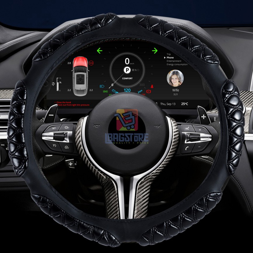 Model Baru Cover Sarung Setir Mobil 38CM