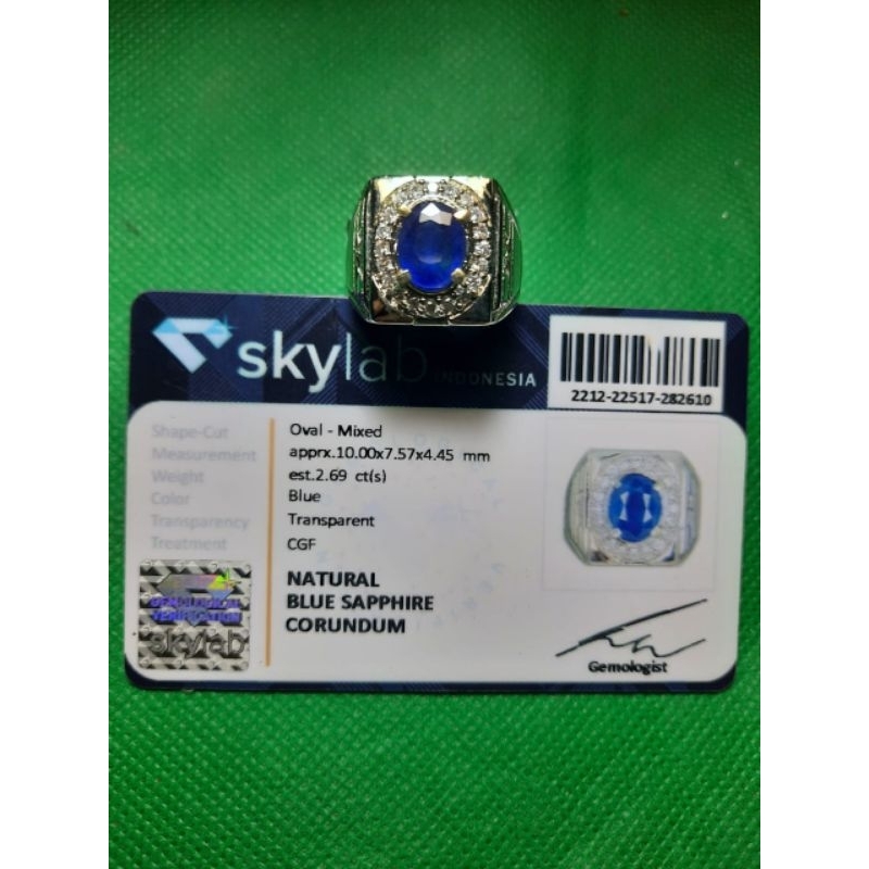 Blue safir memo