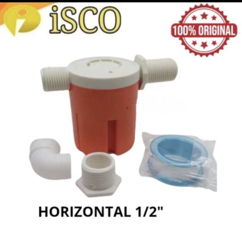 ALUMAGADA Pelampung Tandon Air Toren 1/2" Horizontal ISCO Original/Pelampung tandon air tanpa Listri