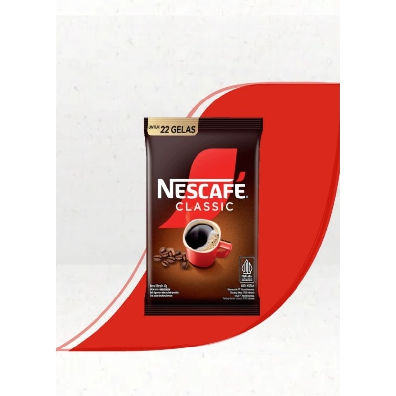 

Kopi Nescafe clasic 45gr exp nov 2026 (kemasan baru)