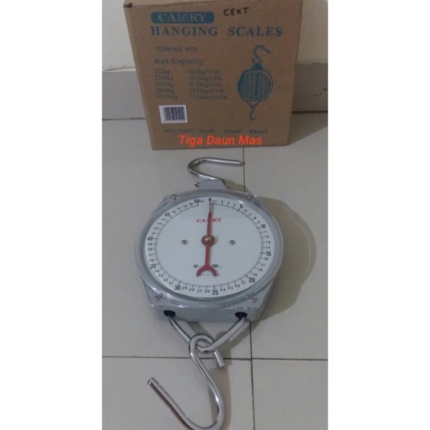 Sangat Nyaman Timbangan gantung jarum camry  crane scale camry kapasitas 25 kg  5 kg  1 kg