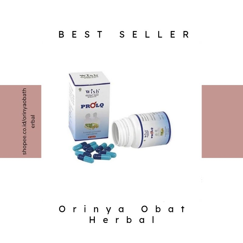 Wish ProLQ Dr.Boyke Original Obat Penambah Stamina Pria Tahan Lama Original