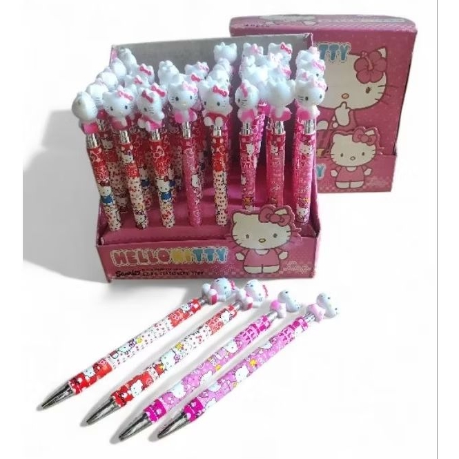 

pensil mekanik 0,5 hello kitty/pensil klik/pensil isian hello Kitty 12pcs/1 lusin GP3788