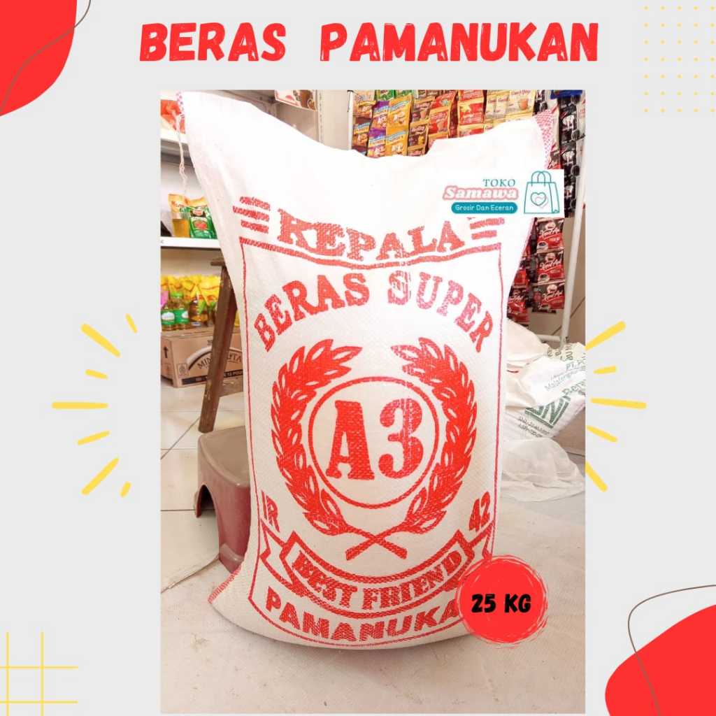 

SAMAWA - BERAS PAMANUKAN 25 KG/ BERAS 42 PERA