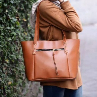 Tas Tote CANDY ZIPPER Totebag Wanita Reseleting Tas Kerja Kuliah Guru Candy Women Bag Simple Stylist