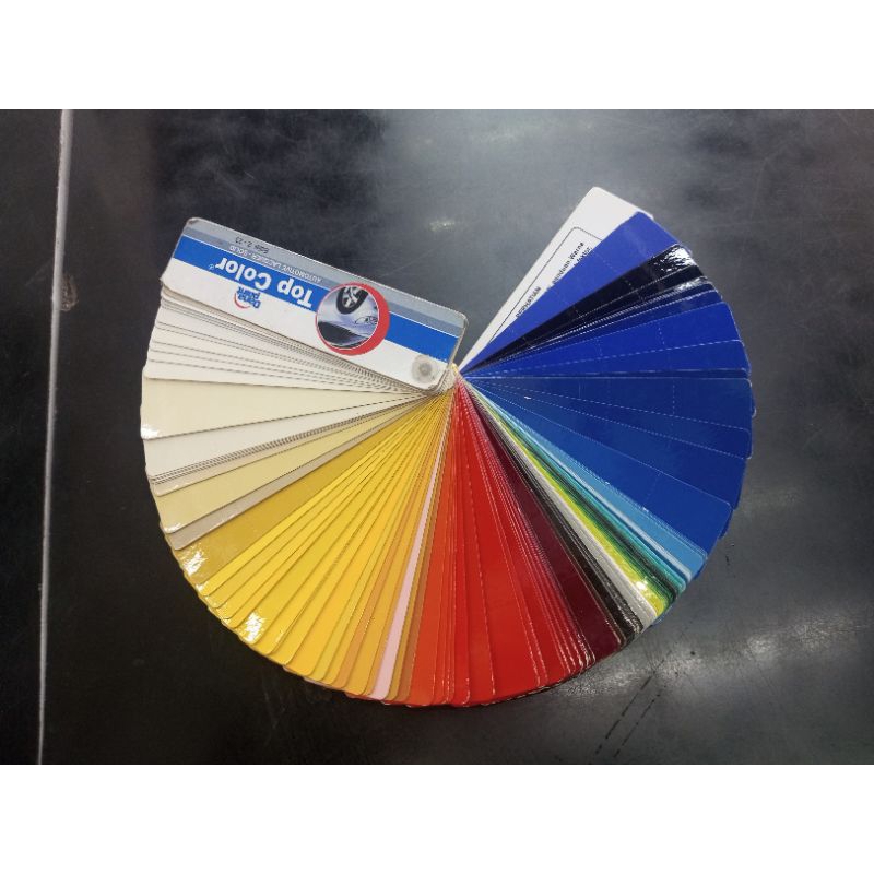 kartu katalog warna top color