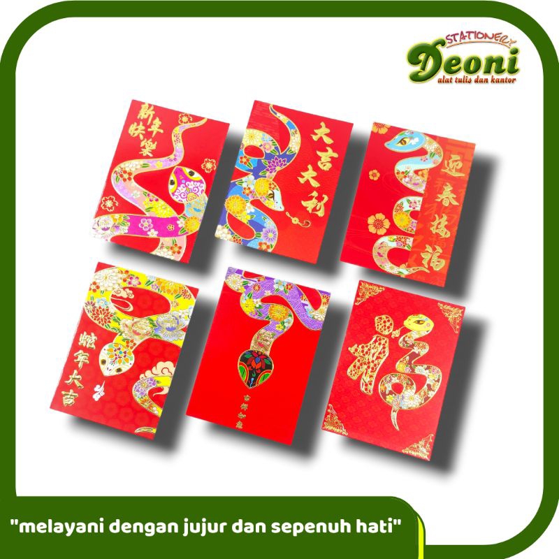 

Amplop / Angpao Imlek Gong Xi Fa Cai 2102 ( 6pcs )