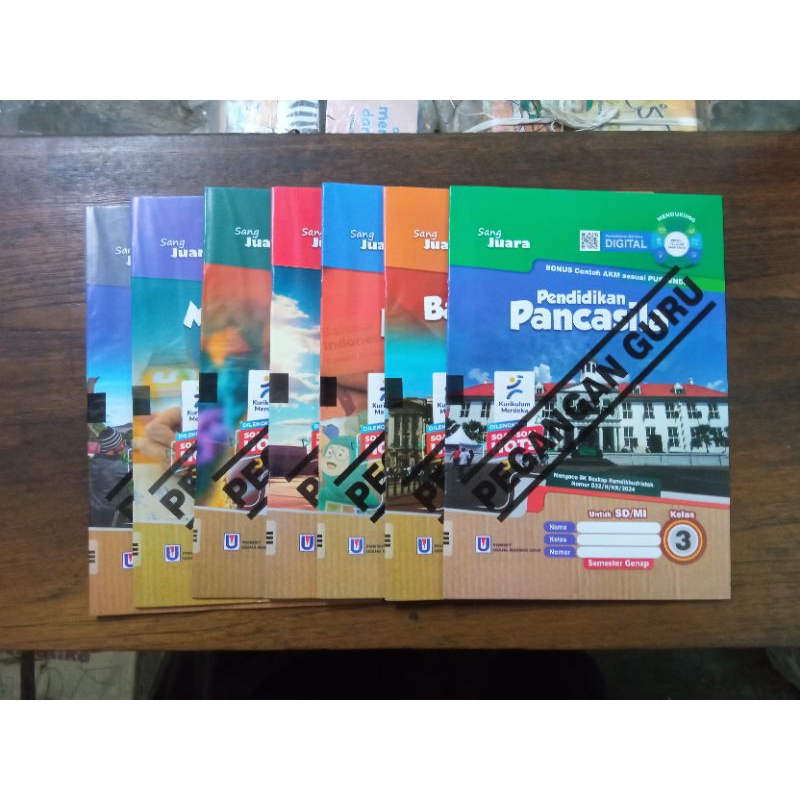 Lks/Modul Kurikulum Merdeka Buku Guru Pegangan Guru Juara Kelas 3 Semester 2 Mat,Indonesia,Inggris,d