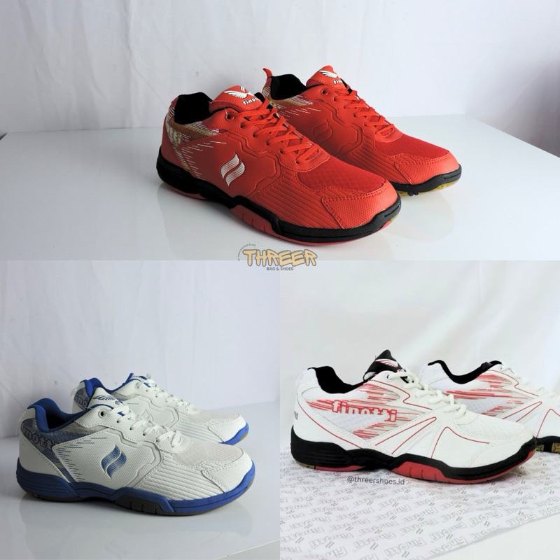 Sepatu Badminton/Bulutangkis Finotti Smash 3&5 original 100%