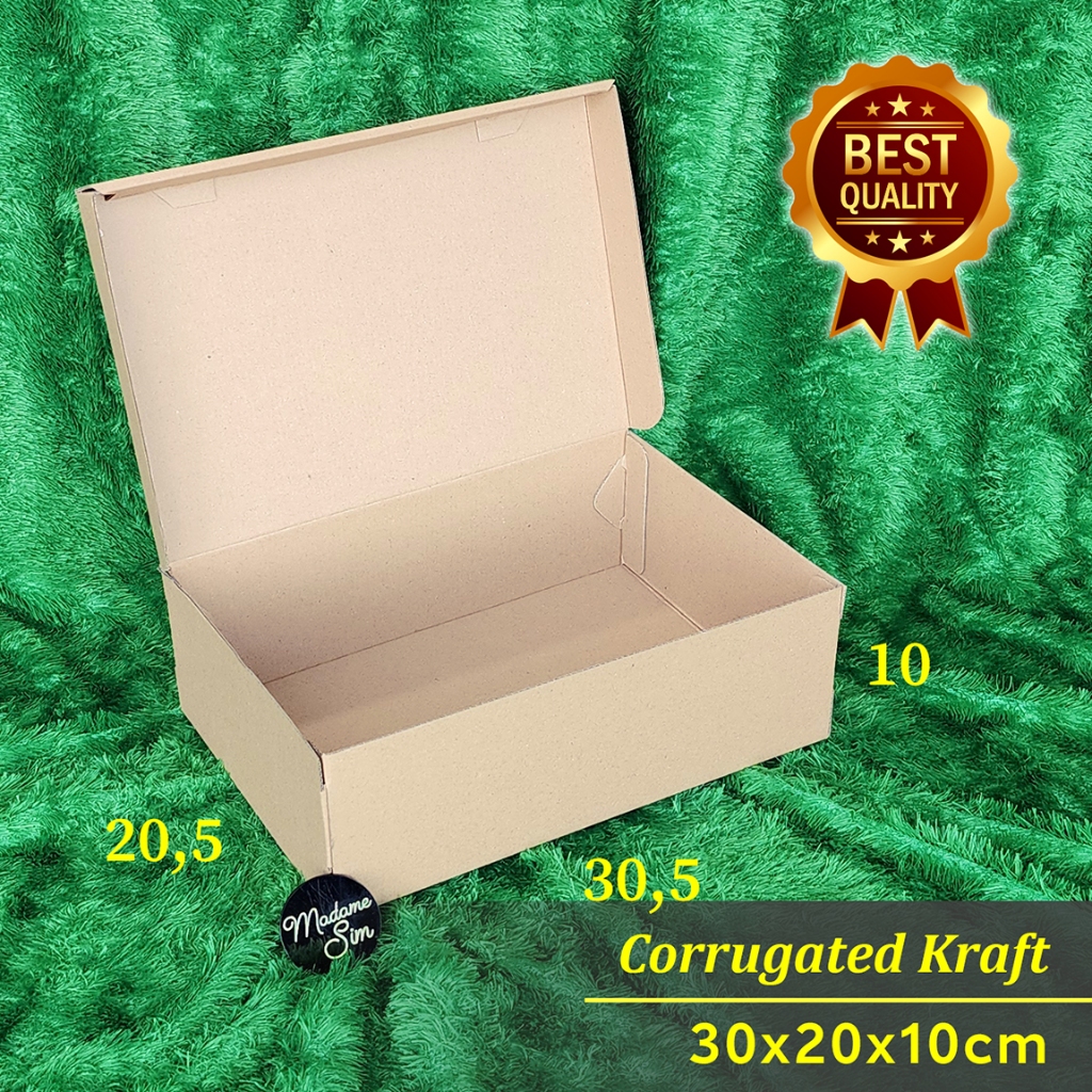 

KOTAK KUE - CAKE BOX - DUS BOLU 30x20x10 (ISI : 10 PCS)