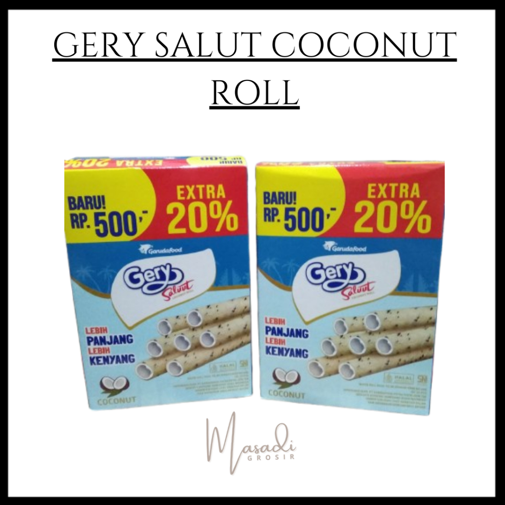 

GERY SALUT COCONUT ROLL BOX ISI 24