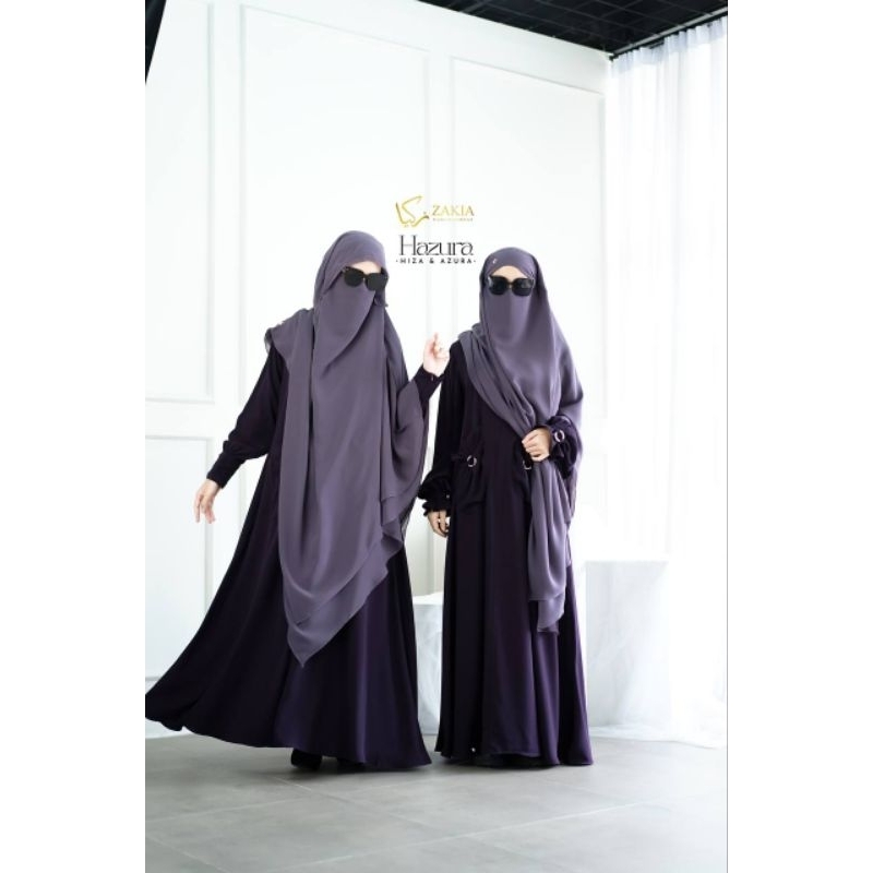 Dilovable.id | ABAYA HIZA GAMIS POLOS ABAYA POLOS ELEGANT GAMIS LEBARAN BY. ZAKIA MUSLIMAH WEAR
