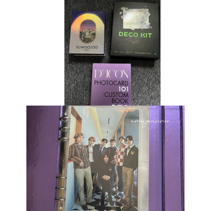 

OFFICIAL binder dicon , outbox sowozoo & deco kit BTS