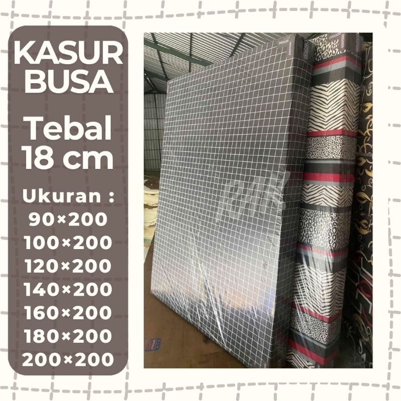 Promo Kasur Busa Tebal 18cm Kasur Busa Spon Berkualitas Tidak Mudah Kempes Kasur Busa 120x200 Kasur 