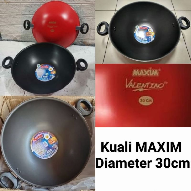 kuali penggorengan teflon wajan teflon MAXIM diameter 30cm
