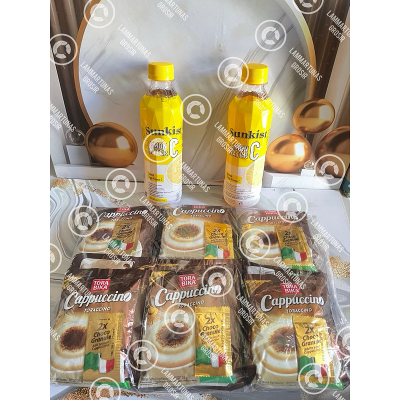 

Paket Torabika Cappucino isi 3 renceng + (free 2 minuman)