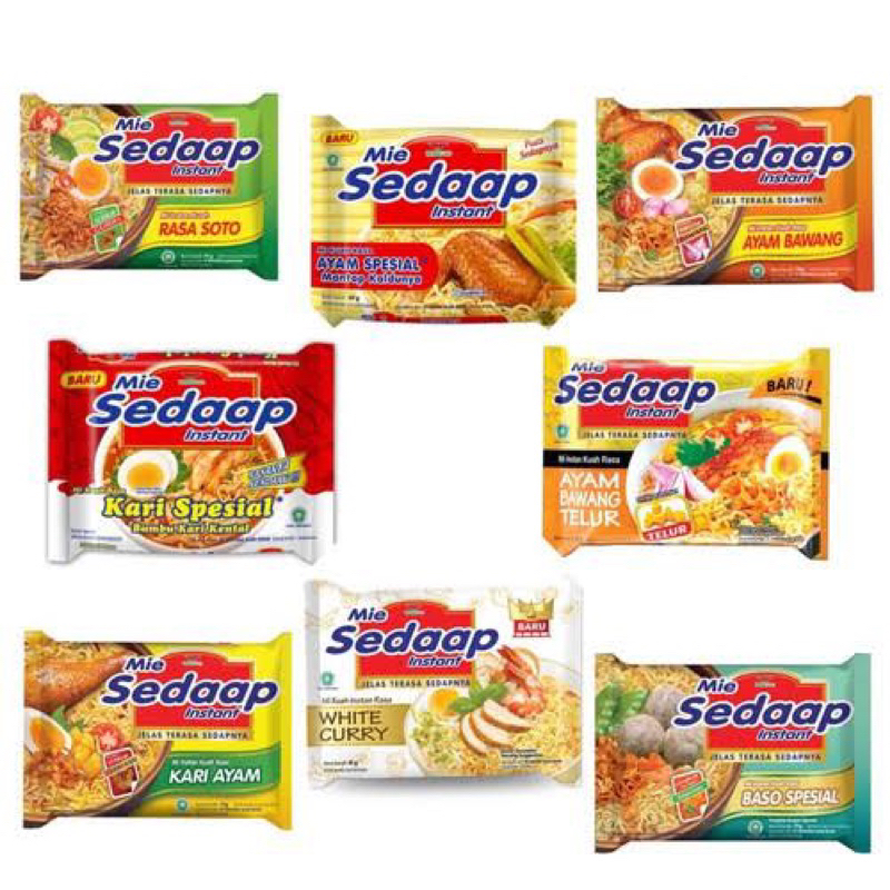 

Mie Sedaap Aneka Rasa [1pcs/goreng/kuah/mie instan]