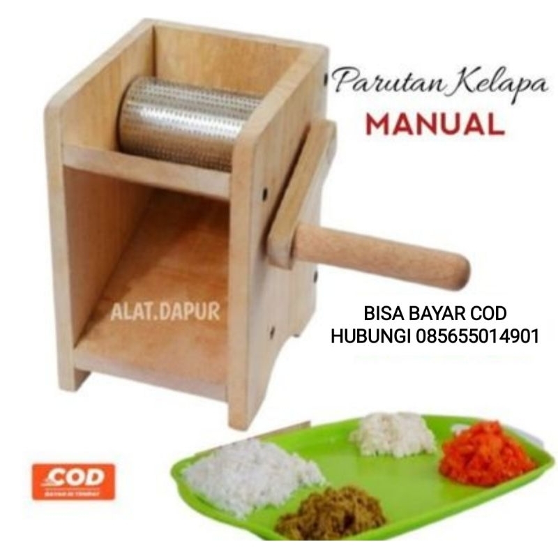 Parutan kelapa Parutan Jahe Parutan Kunyit Parut Kelapa manual kayu