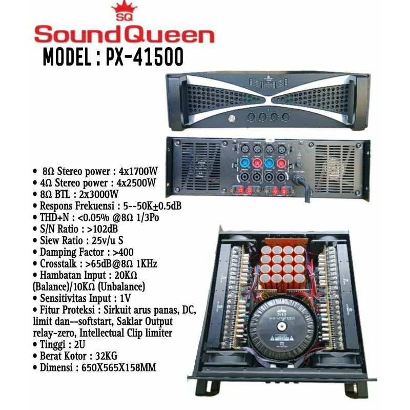Power Soundqueen PX41500 Power Soundqueen PX-41500 Power SQ