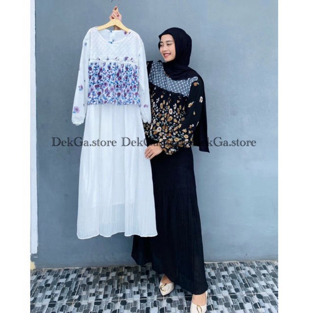 Gamis Anak tanggung 10-14tahun baju Muslim anak perempuan lebaran 2025 Shabiyan Gamis ceruty plisket