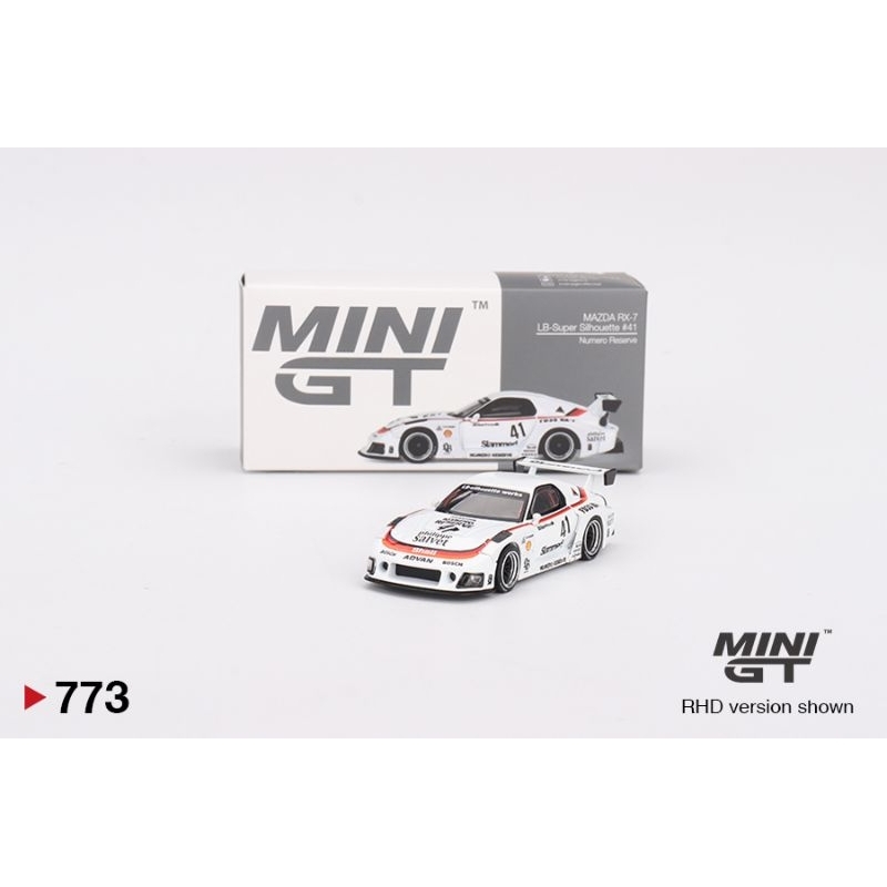 Mini GT Mazda RX7 LBWK Putih 773