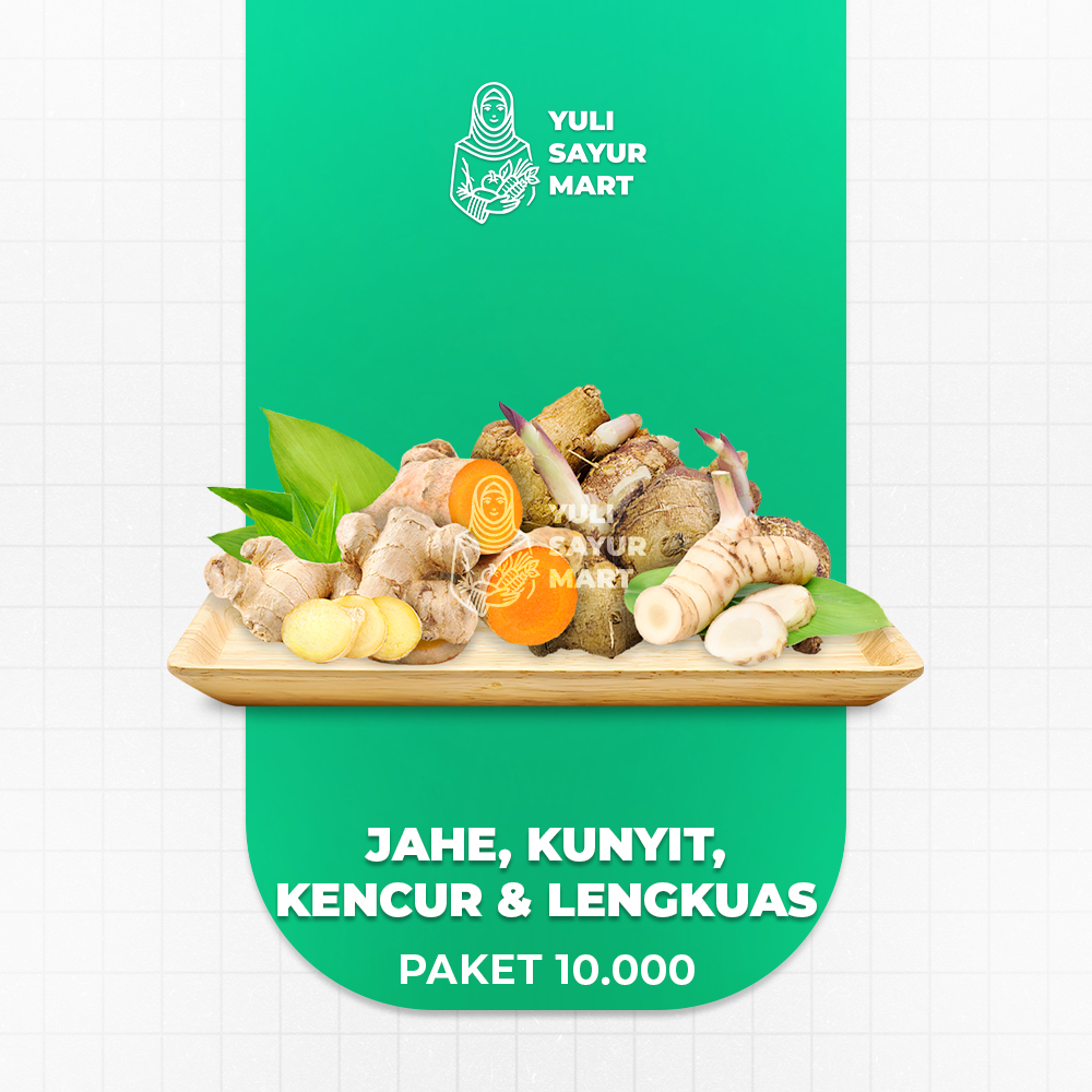 

Jahe, Kunyit, Kencur & Lengkuas Paket 10000 - Yuli Sayur Mart