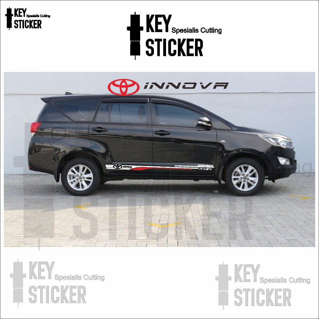 Sticker Mobil Toyota Innova Sticker Cutting