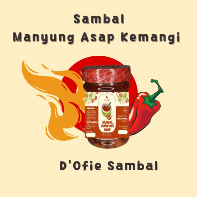 

Sambal Ikan Asap Kemangi D'Ofie Sambal Pedas Gurih (150GRAM)