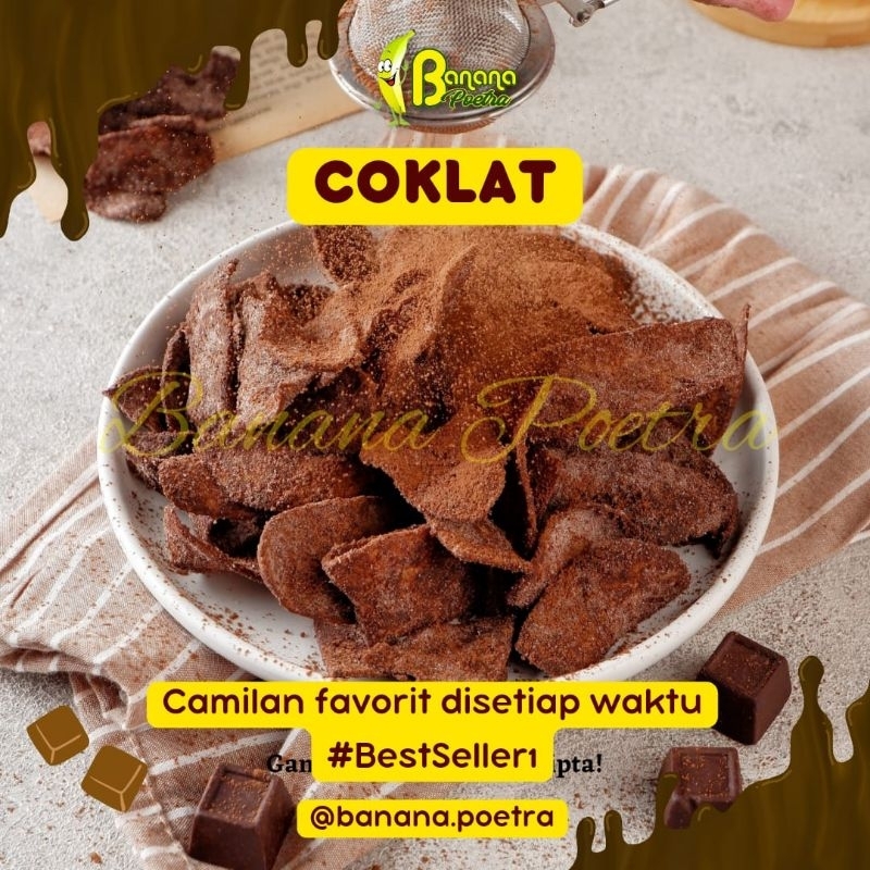 

Banana Poetra - Keripik Pisang Coklat [RENYAH DAN LEZAT]