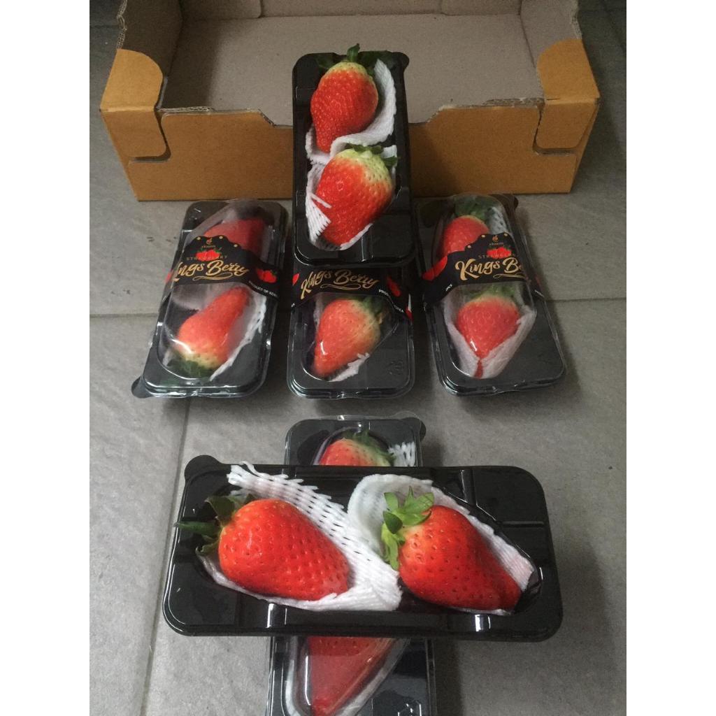 

Strawberry / Buah Strawberry Kings Berry Eloasis Korea Fresh Import
