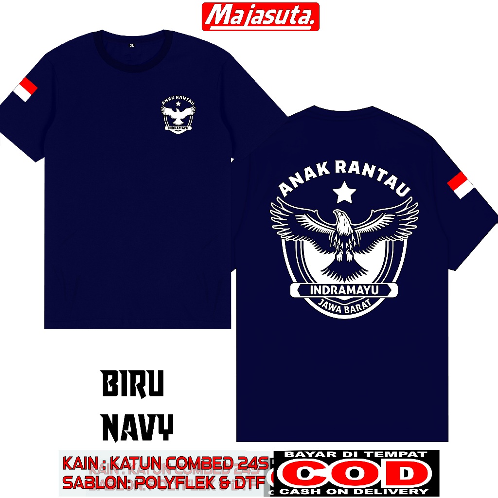 KAOS ANAK RANTAU INDRAMAYU M1 BAHAN KATUN COMBED 24S