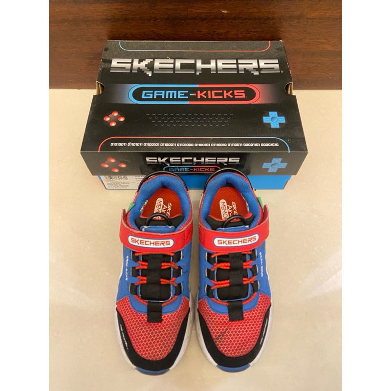 Skechers Kids Sneakers Game Kicks size 31 Preloved / Sepatu Anak Nintendo / Sepatu Sneackers Anak Se