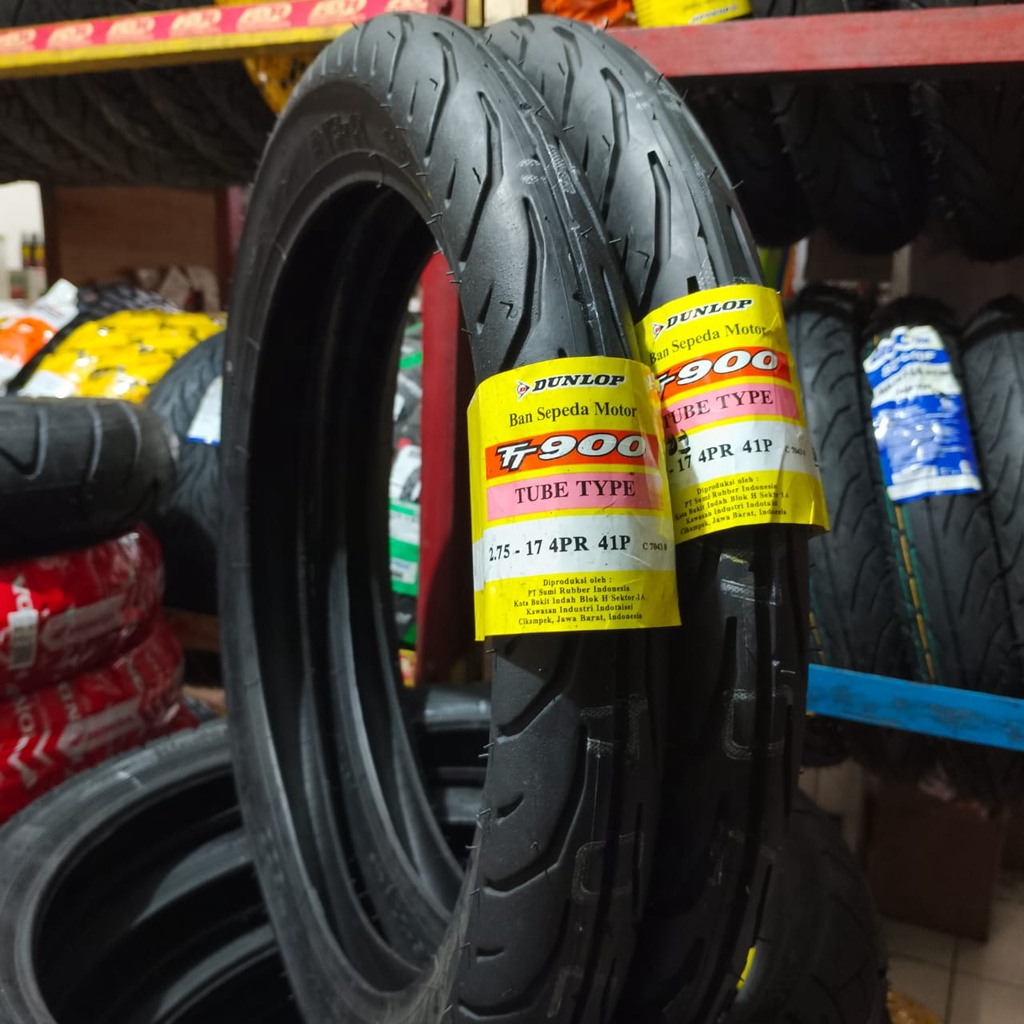ban dunlop untuk motor bebek depan belakang 225-17 250-17 275-17