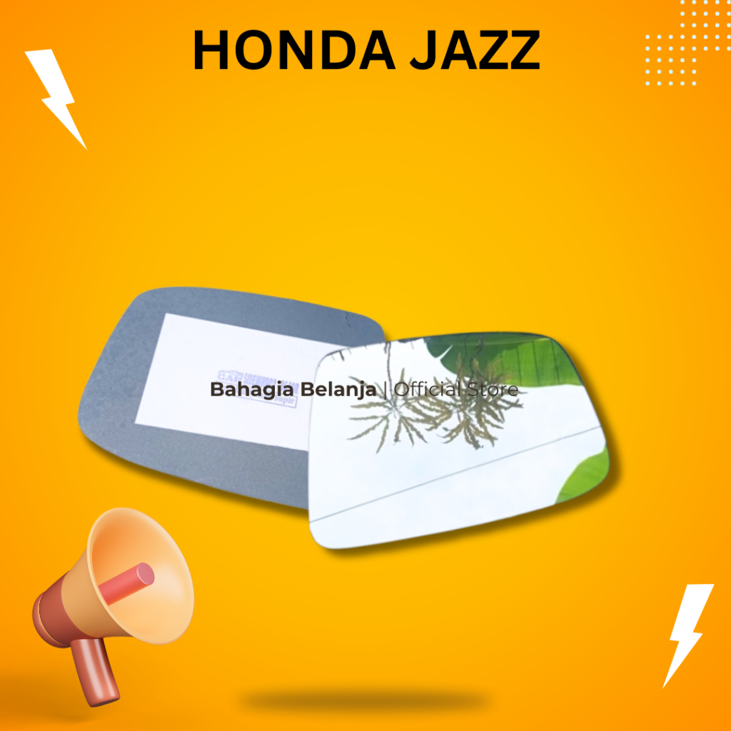 Kaca Spion sepion Honda Jazz v tech v tec - City v tech 2005-2007 Refill isi ulang tanpa frame kaca 