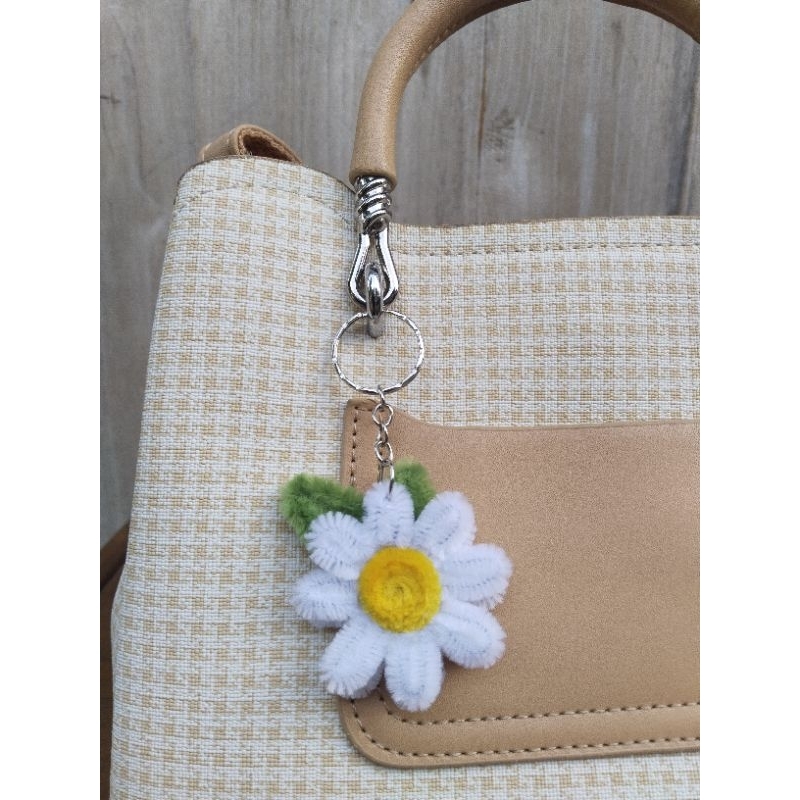 Gantungan Kunci Bunga Daisy|Souvenir