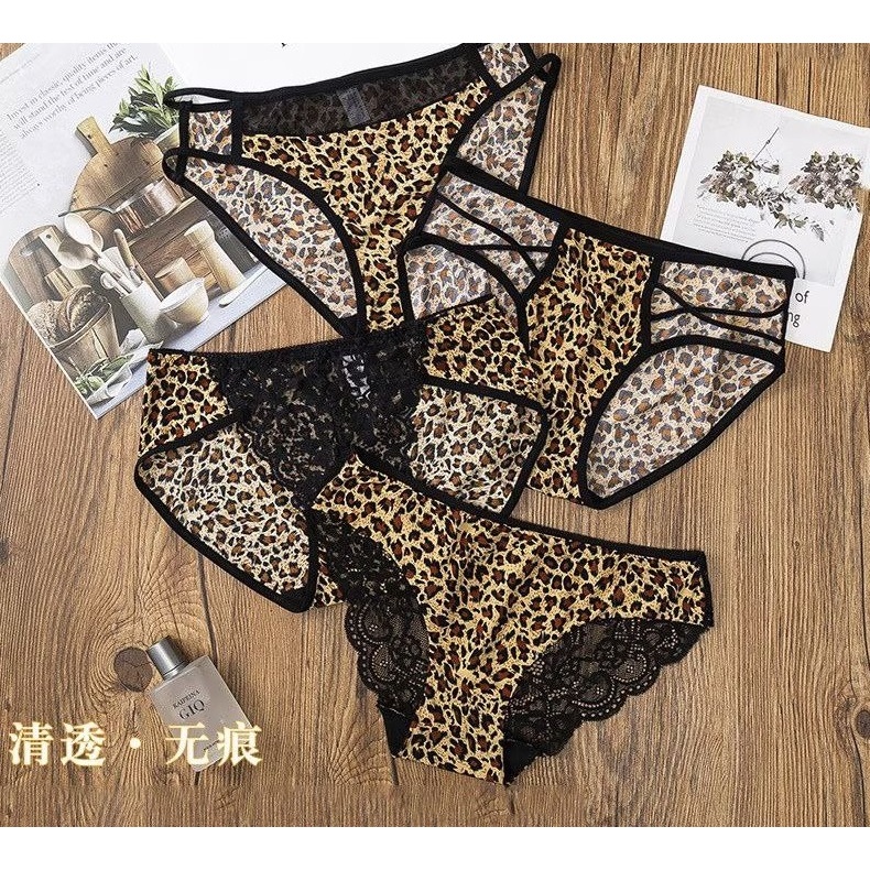 CD leopard Celana dalam wanita dewasa sexy, celana dalam wanita motif renda , celana dalam renda ber