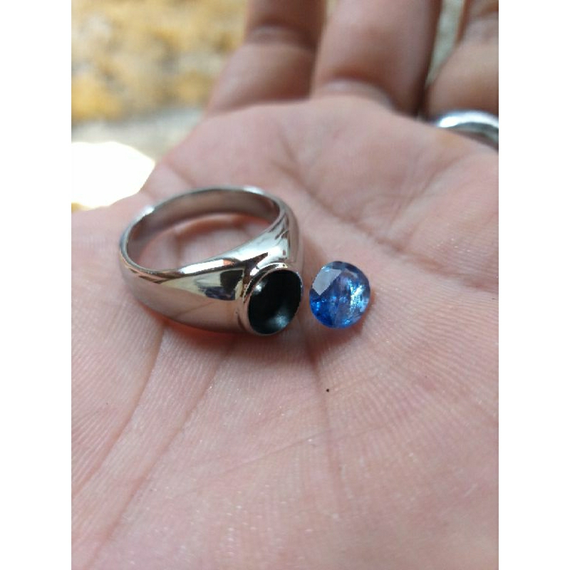 Natural Safir Saphire Ceylon NTD Ring Hand Made High Quality
