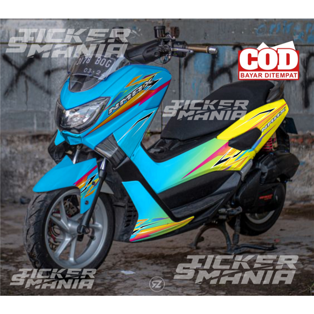 Sticker Decal Nmax Old Sticker Striping Full Body