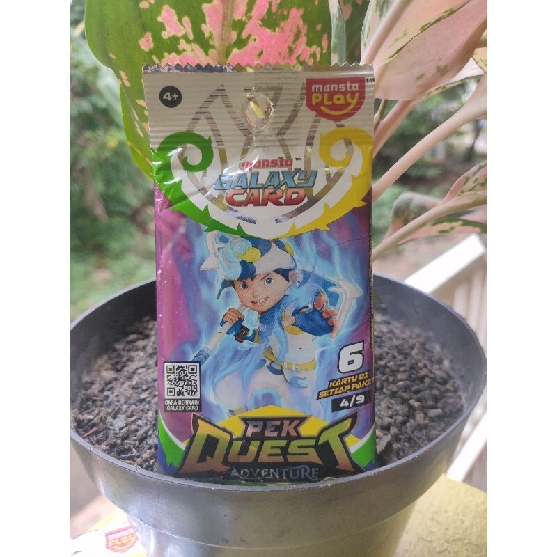 Boboiboy Monsta Galaxy Card Pek Quest SR dan S 4/9 1 Pcs