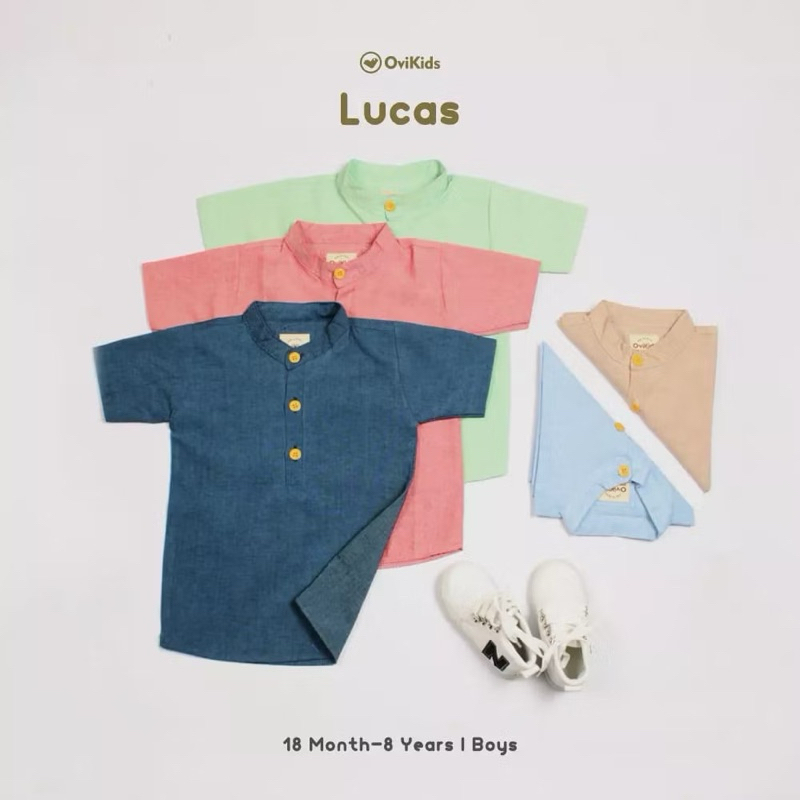OVIKIDS - LUCAS KEMEJA ANAK ATASAN BAJU ANAK