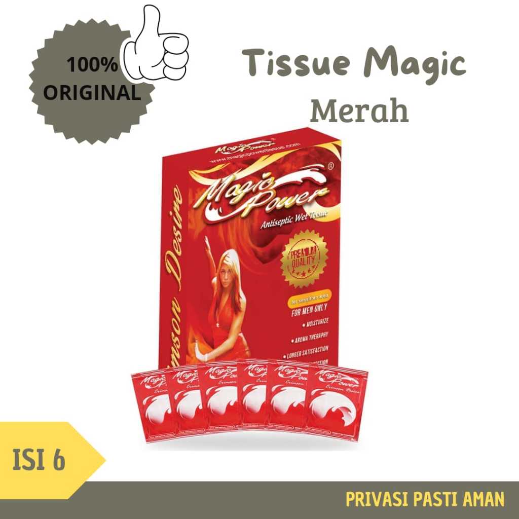 Tissue /Tisue / Tisu megic power / power megic merah Original