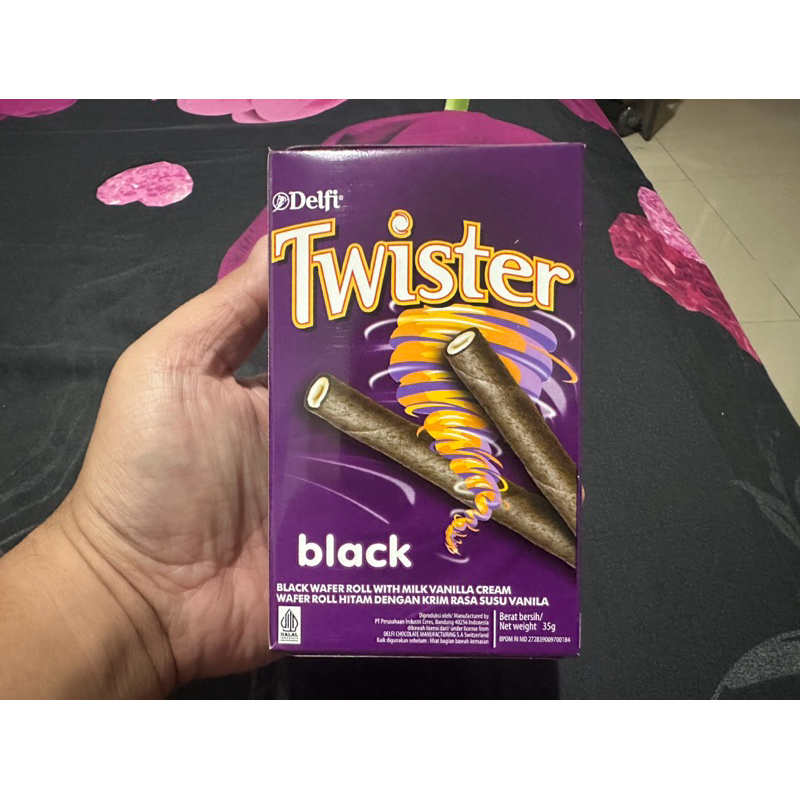 

TWISTER Delfi 35g BLACK and CHOCO expired 12/12/2025