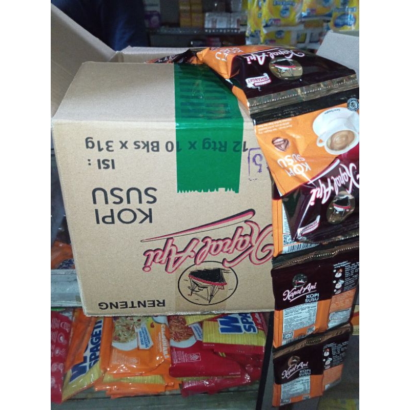 

kopi kapal api susu 1 renceng isi 10 pcs